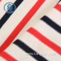 100% cotton yarn dyed stripe knitting fabric cotton